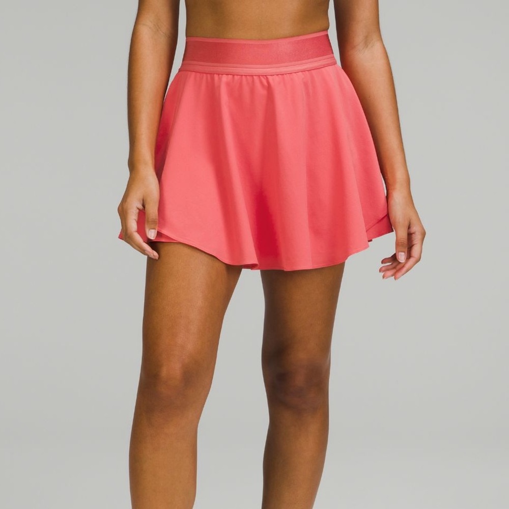 NWT Lululemon Court rival High-Rise Skirt in Pale Raspberry * Long